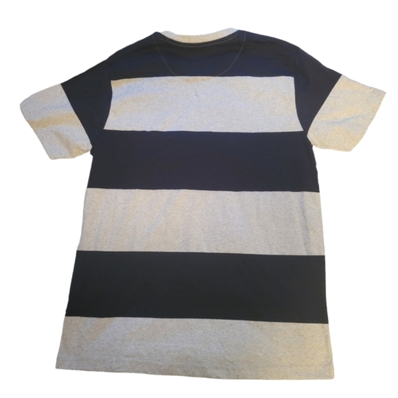 Denim & Flower Striped Tee - Picture 2 of 6